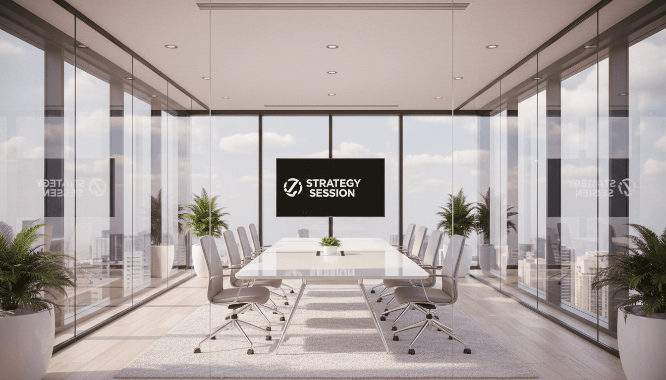 Bright modern meeting space where strategy sessions happen